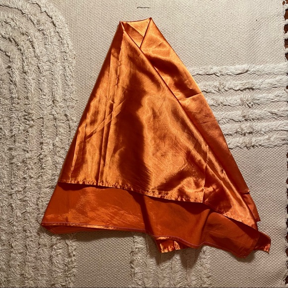 Princess Polly Scarf Tie Top - Orange - Picture 3 of 5